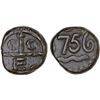 Image 1 : BRITISH INDIA: MADRAS PRESIDENCY: AE dudu (10 cash) (6.13g), 1756, XF
