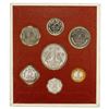 Image 2 : INDIA: Republic, 7-coin proof set, 1962, in original holder
