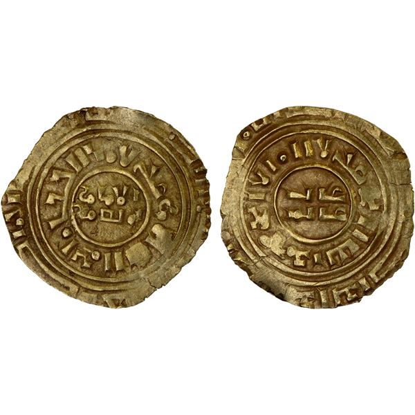 CRUSADERS: Kingdom of Jerusalem: Late Series, ca. 1220's-1260's, AV bezant (3.69g), VF-XF
