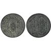 Image 1 : DANZIG: Free City, 10 pfennig, 1920, PCGS AU55