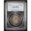 Image 2 : ANHALT-DESSAU: Friedrich II, 1904-1918, AR 3 mark, Berlin, 1911-A, PCGS Proof 66