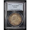 Image 2 : SAXONY: Georg, 1902-1904, AR 5 mark, Muldenhütten, 1903-E, PCGS MS65