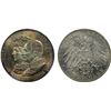 Image 1 : SAXONY: Friedrich August III, 1904-1918, AR 2 mark, 1909, PCGS MS67
