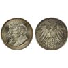 Image 1 : SAXONY: Friedrich August III, 1904-1918, AR 2 mark, 1909, PCGS MS67