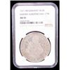 Image 2 : SAXE-ALBERTINE LINE: August I, 1553-1586, AR thaler, 1571, NGC AU55