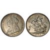 Image 1 : GREAT BRITAIN: Victoria, 1837-1901, AR crown, 1896, PCGS MS63