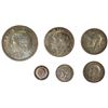 Image 1 : GREAT BRITAIN: George V, 1910-1936, 6-coin proof set, 1927