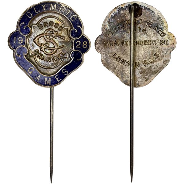 GREAT BRITAIN: AR stickpin (5.21g), 1928, XF-AU