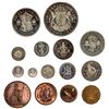 Image 2 : GREAT BRITAIN: George VI, 1936-1952, 15-coin proof set, 1937