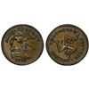 Image 1 : ISLE OF MAN: James Stanley, 1702–1736, AE halfpenny, 1733, PCGS MS62 BN