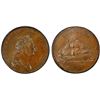 Image 1 : BERMUDA: George III, 1760-1820, AE penny, 1793, PCGS MS63 BN
