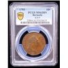 Image 2 : BERMUDA: George III, 1760-1820, AE penny, 1793, PCGS MS63 BN