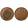 Image 1 : BOLIVIA: Republic, AE 2 centavos, 1883, PCGS Specimen 65 RB