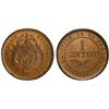 Image 1 : BOLIVIA: Republic, AE centavo, 1883, PCGS Specimen 65 RB