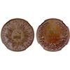 Image 1 : COLOMBIA: Republic, pattern AE decimo (1/10 real), 1847, NGC PF65 BN