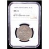 Image 2 : HONDURAS: Republic, 1 real, 1869-A, NGC MS64