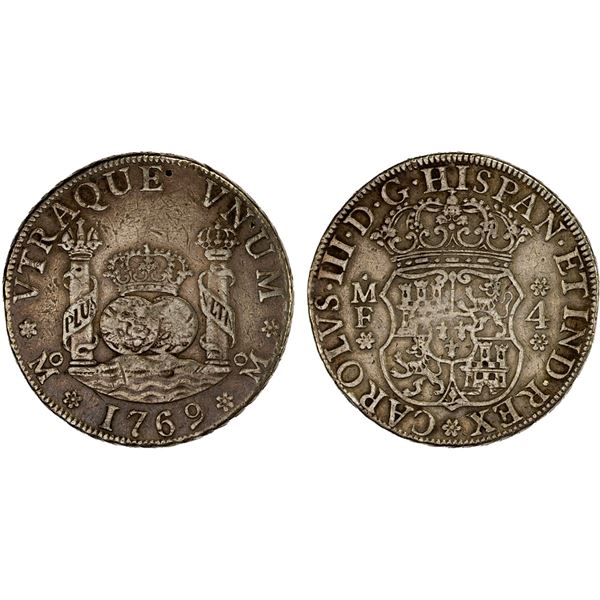 MEXICO: Carlos III, 1759-1788, AR 4 reales, 1769-Mo, VF