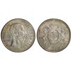 Image 1 : MEXICO: Maximiliano, 1864-1867, AR peso, 1866-Mo, PCGS AU details