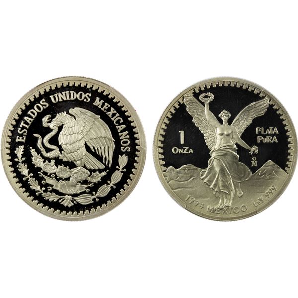 MEXICO: Estados Unidos, AR onza, 1994-Mo, PCGS Proof 69 DCAM