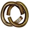 Image 1 : PANAMA: San Blas Islands, pair of gold rings (10.12g), VF