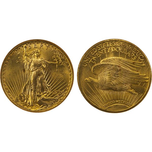 UNITED STATES: AV 20 dollars (double eagle), 1924, NGC MS65