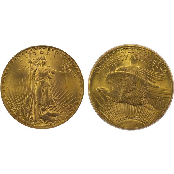 UNITED STATES: AV 20 dollars (double eagle), 1928, PCGS MS66