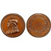 Image 1 : UNITED STATES: AE medal, Benjamin Franklin, 1786, PCGS MS64 BN