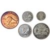 Image 2 : AUSTRALIA: Elizabeth II, 1952-2022, 5-piece proof set, 1956(m)