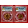 Image 1 : AUSTRALIA: Elizabeth II, 1952-2022, AE 2-piece proof set, 1960