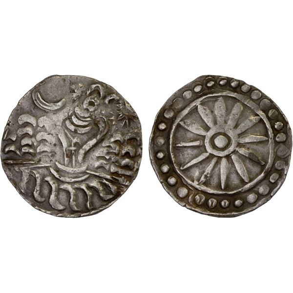 BURMA: KINGDOMS: Halin Gyi, AR unit (9.26g), 2nd half 8th century, VF