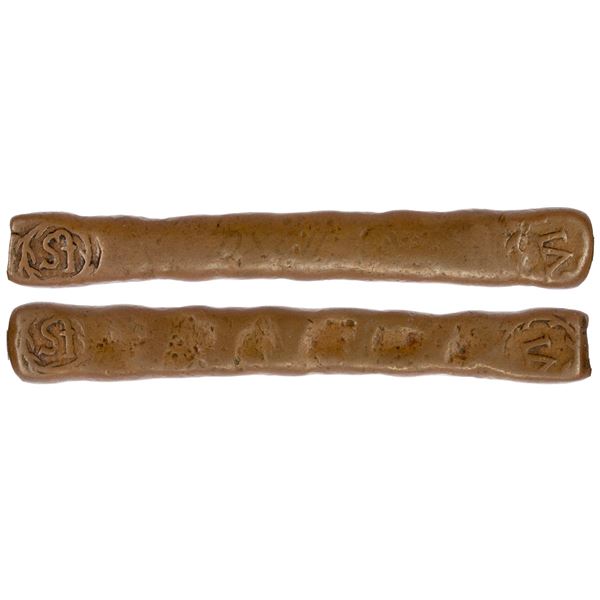 CEYLON: Dutch, AE 6 stuiver (1/2 larin) (65.74g), Colombo, ND (1660-1720), NGC VF30 BN