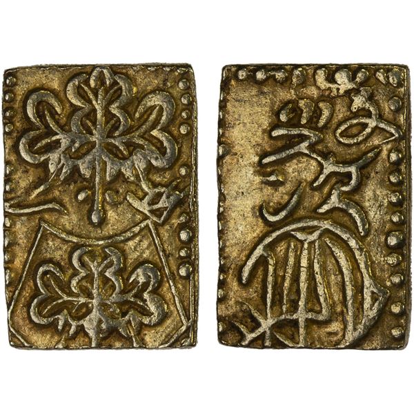 JAPAN: Bunsei, 1818-1830, AV bu (3.27g), Edo Mint, XF