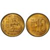 Image 1 : KOREA (SOUTH): Republic, AE 10 won, 1966, PCGS MS65