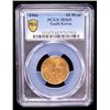 Image 2 : KOREA (SOUTH): Republic, AE 10 won, 1966, PCGS MS65