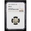 Image 2 : STRAITS SETTLEMENTS: Victoria, 1867-1901, AR 10 cents, 1871, NGC MS63