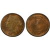 Image 1 : STRAITS SETTLEMENTS: Victoria, 1867-1901, AE 1/4 cent, 1872-H, PCGS MS64 BN