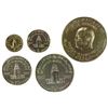 Image 1 : TUNISIA: Republic, 5-coin specimen set, 1967