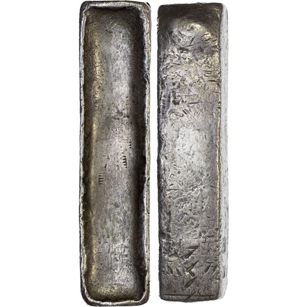 VIETNAM: Nguyen Dynasty, Bullion Series, AR 5 lang (181.19g), ca. late 19th century, VF