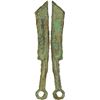 Image 1 : WARRING STATES: State of Yan, 600-400 BC, AE knife money (15.29g), XF