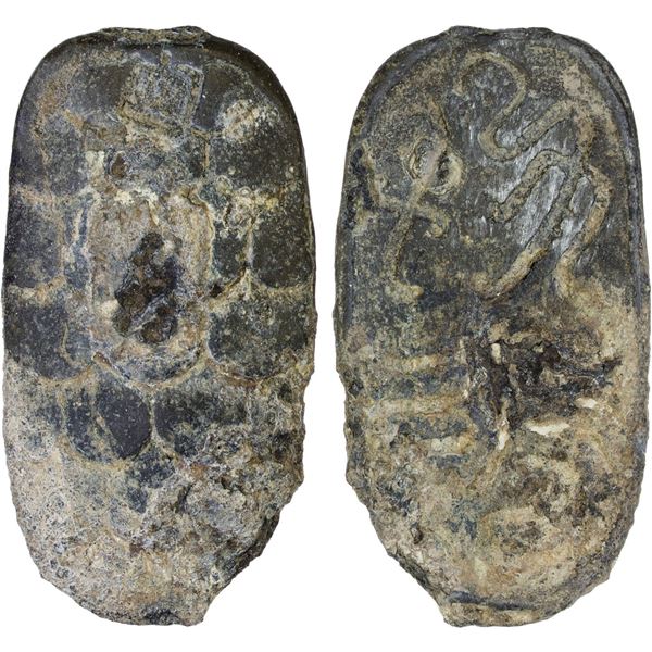 WESTERN HAN: Han Wudi, 141-87 BC, lead 300 zhu (10g), VF