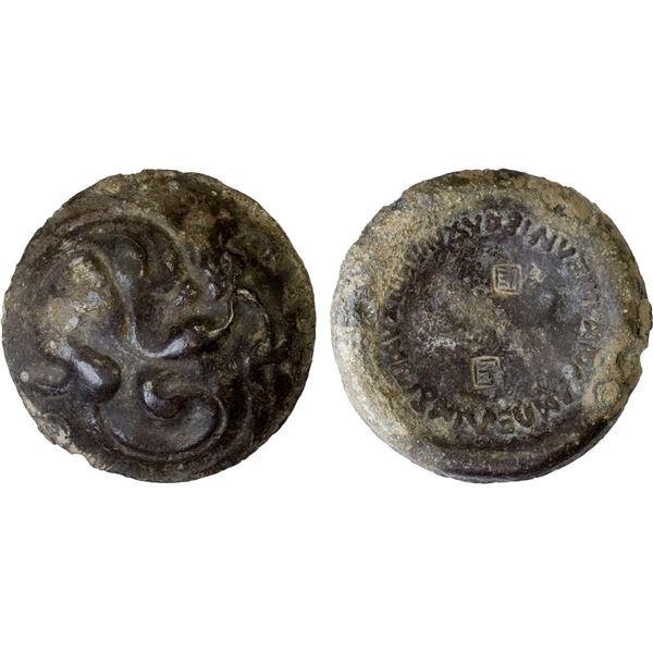 WESTERN HAN: Han Wudi, 141-87 BC, lead 3000 zhu (114g), VF