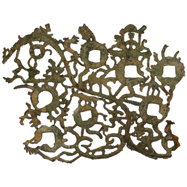 EASTERN HAN: bronze money tree segment (82g), Fine