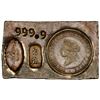 Image 1 : HONG KONG: AR ingot (154.85g), Unc