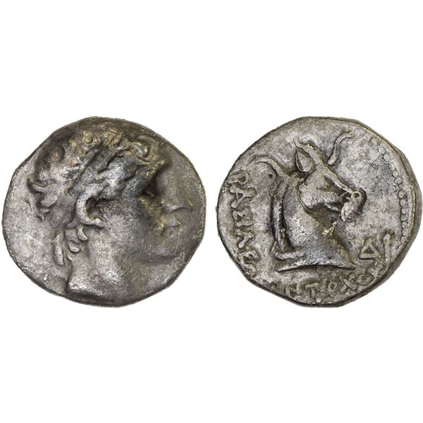 SELEUKID KINGDOM: Antiochos I Soter, 281-261 BC, AR drachm (3.88g), Aï Khanoum, VF