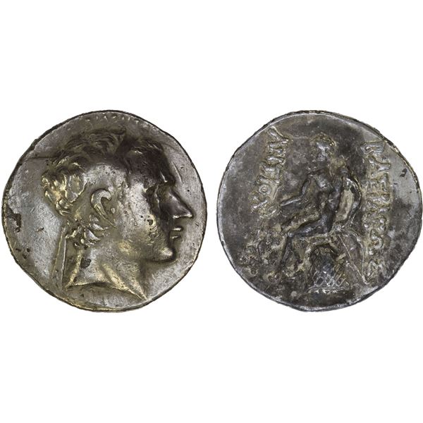 SELEUKID KINGDOM: Antiochos III 'the Great', 222-187 BC, AR tetradrachm (15.65g), uncertain mint, VF