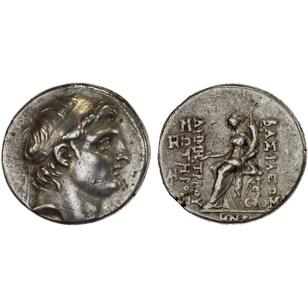SELEUKID KINGDOM: Demetrios I Soter, 162-150 BC, AR tetradrachm (16.66g), Antioch on the Orontes, SE
