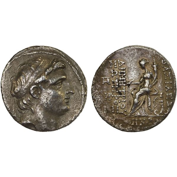 SELEUKID KINGDOM: Demetrios I Soter, 162-150 BC, AR tetradrachm (15.19g), Antioch on the Orontes, SE