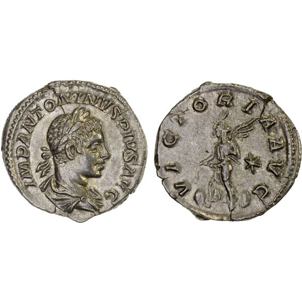 ROMAN EMPIRE: Elagabalus, 218-222 AD, AR denarius (3.07g), Rome, XF
