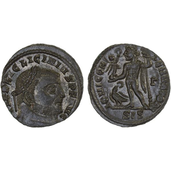 ROMAN EMPIRE: Licinius I, 308-324 AD, AE20 (3.84g), Siscia, 313-315 AD, Unc