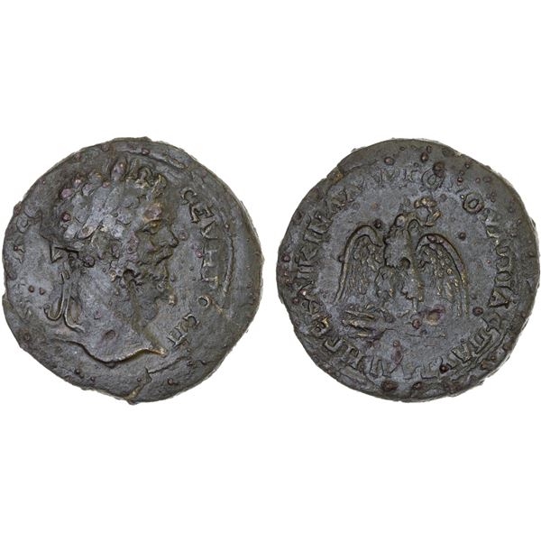 ROMAN PROVINCIAL, THRACE: Pautalia, Septimius Severus, 193-211, AE30 (16.33g), VF